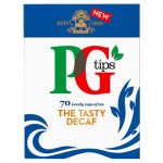 PG Tips DECAF - 70 Tea Bags - Best Before End: 07/2022 (SALE)